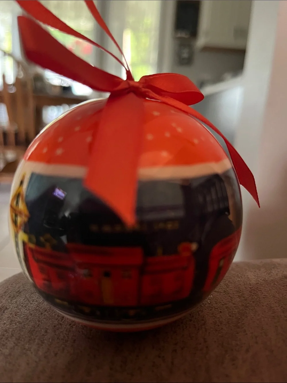 Lionel Holiday Train Ornament Set - Blue & Orange